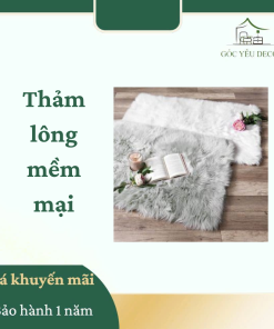 Đồ Decor Nội Thất Thảm Lông Mềm Mại