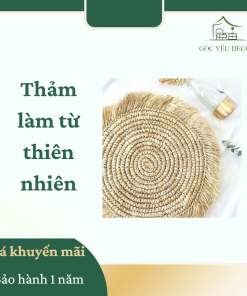 Đồ Decor Nội Thất Thảm Làm Từ Thiên Nhiên