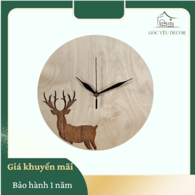 đồng hồ decor phong cách vintage